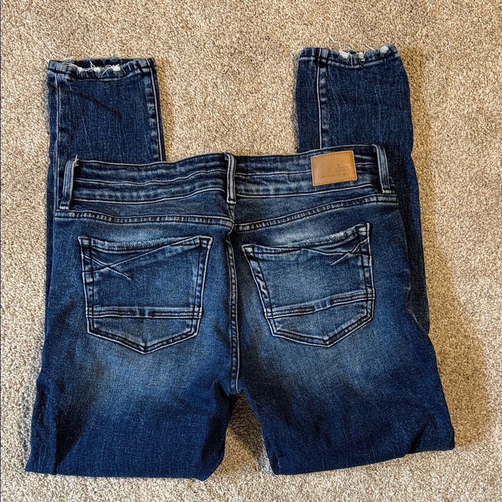 BKE Women's Skinny Jeans in Deep Indigo
